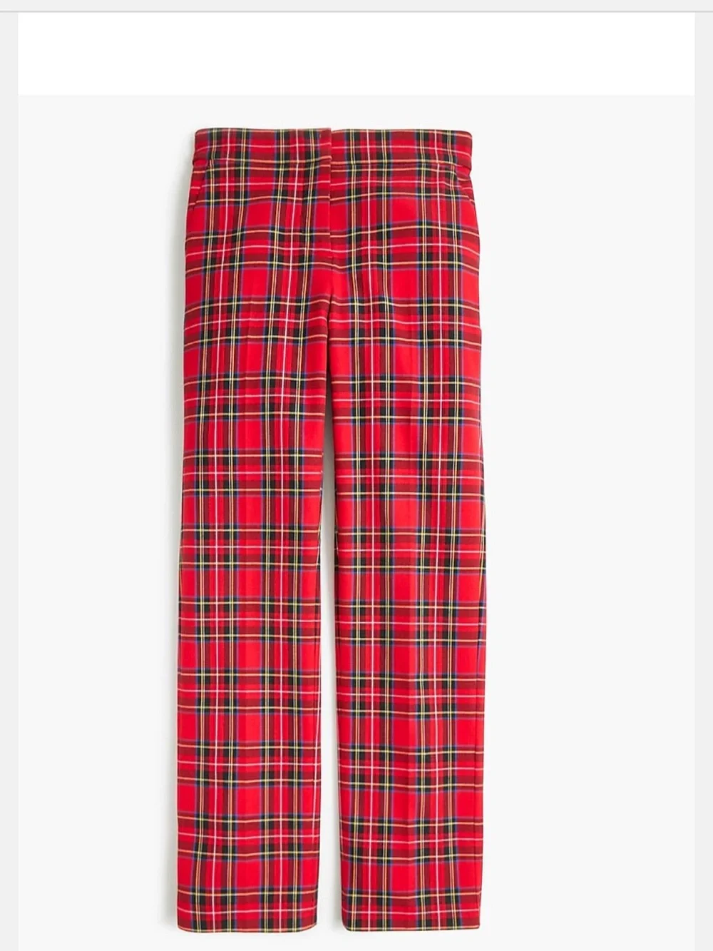 J. Crew Red Tartan Plaid Women's Pants